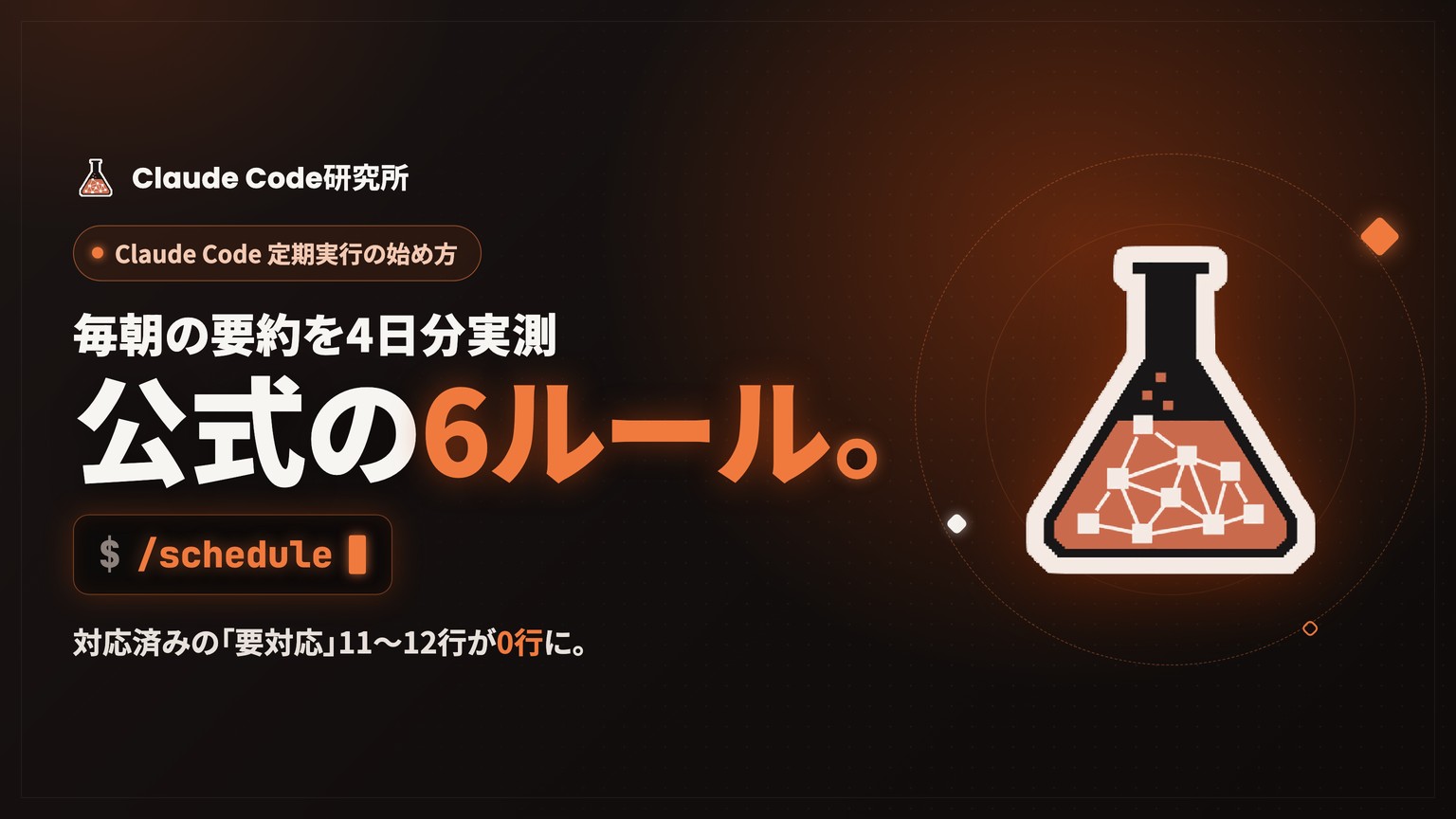 Claude Code 定期実行の始め方|4つの方法の違いと、毎朝の要約を壊さない公式6ルール